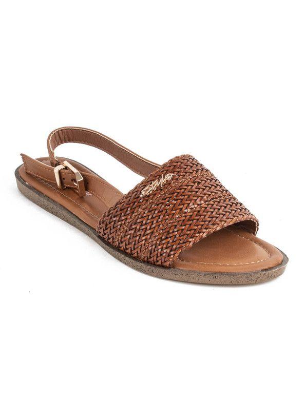 Sandalia Agua de Coco Trenzada Camel-2