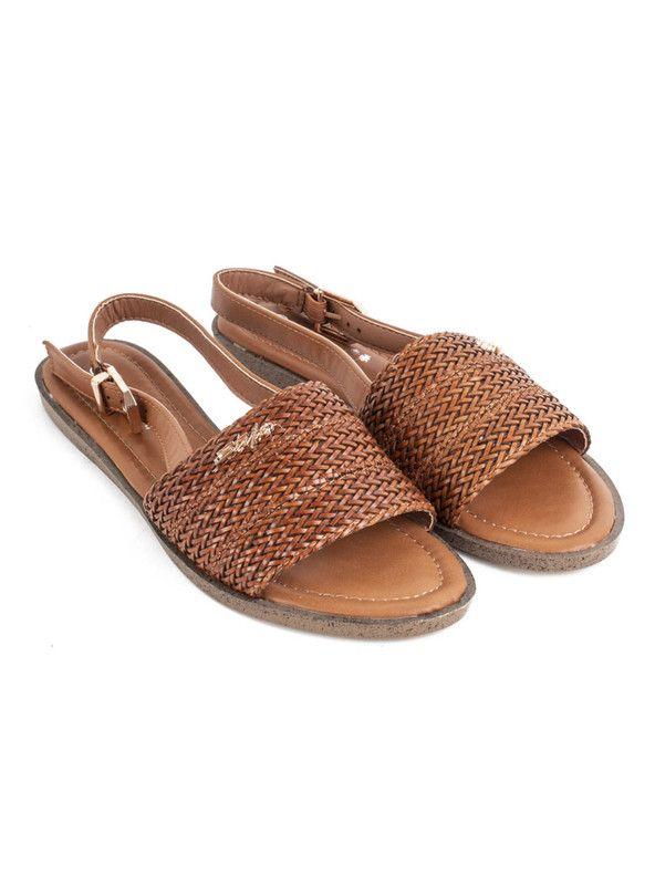 Sandalia Agua de Coco Trenzada Camel-3