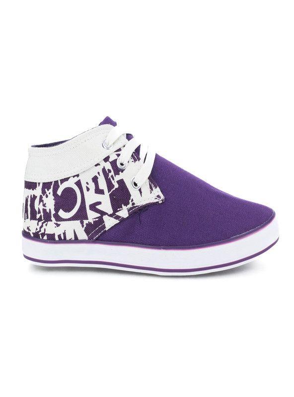 ZAPATILLA URBANA LONA NEW WALK NO006-PU | Morado |-1