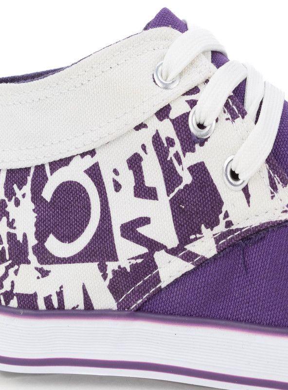 ZAPATILLA URBANA LONA NEW WALK NO006-PU | Morado |-4