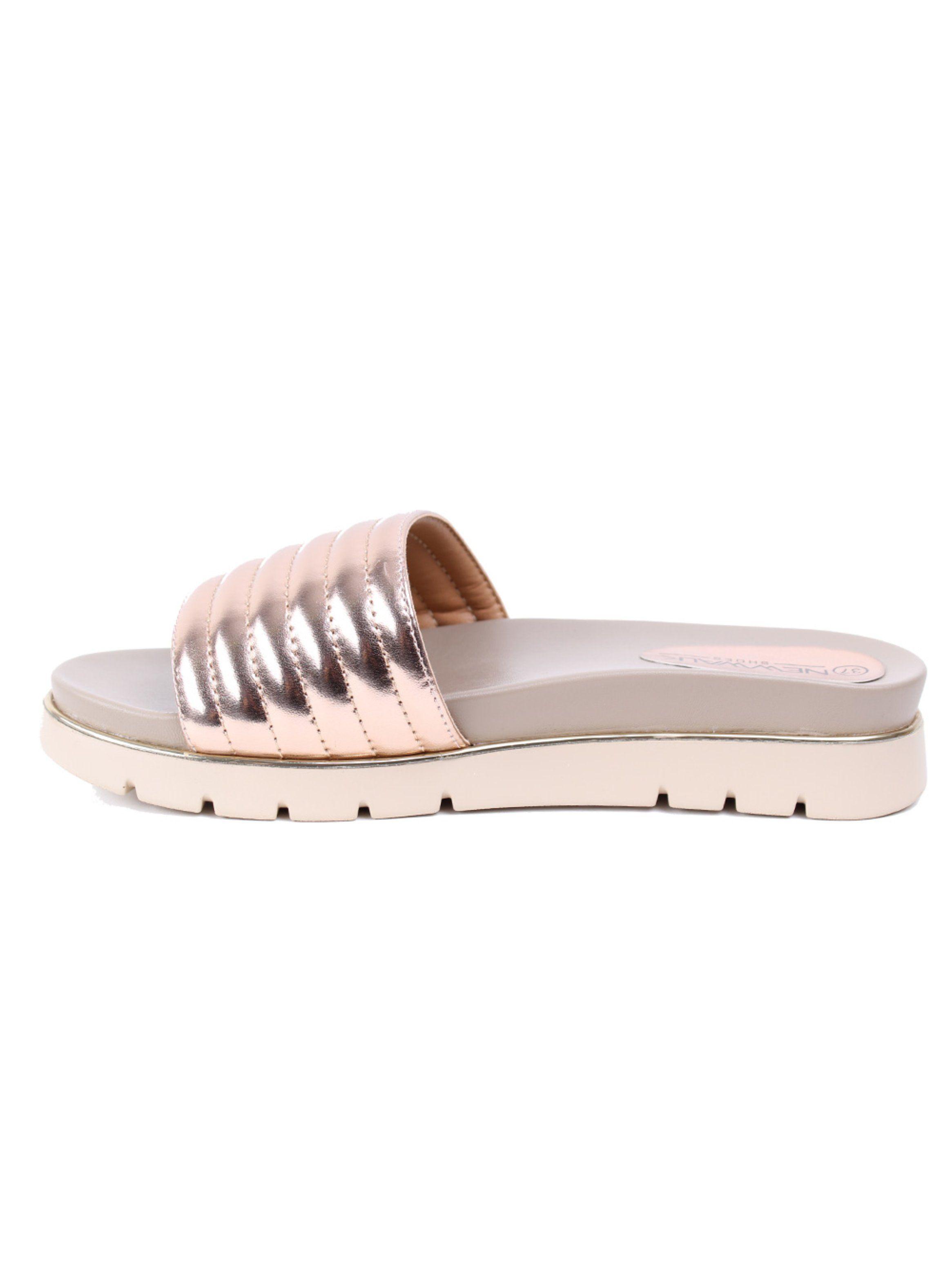 Sandalia New Walk Confort Pink Gold-4