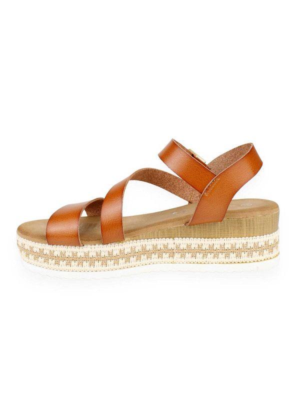 Sandalia Agua de Coco Dalia Camel-2