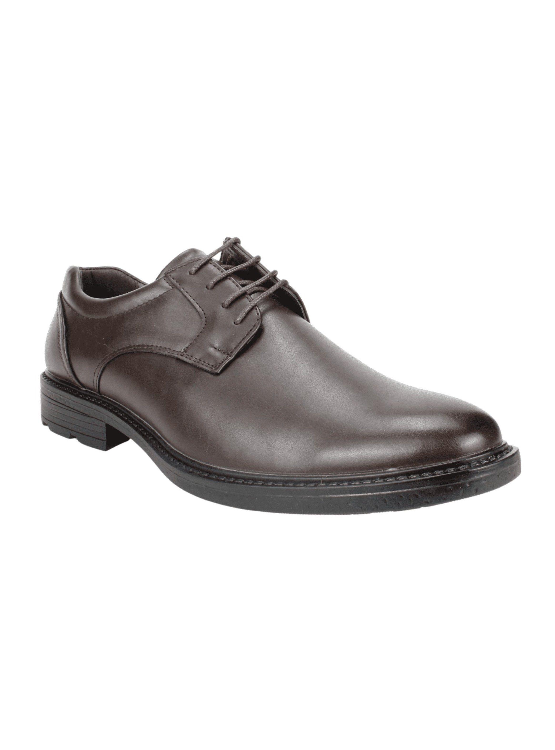 Zapato New Walk Doble Costura Café-1