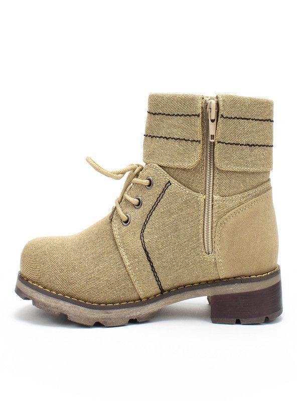 BOTIN MUJER MODA NEW WALK YF2115-D0 ( 35-40) | Beige |-3