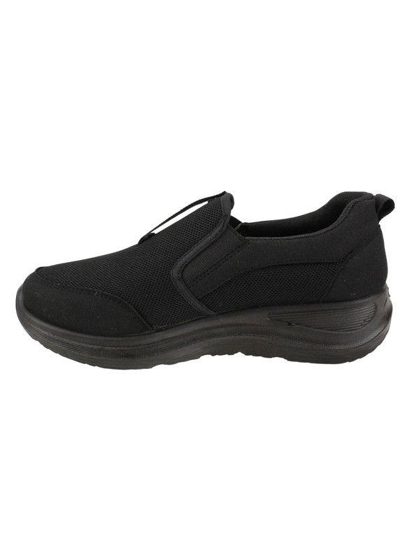 Zapatilla New Walk Mesh Confort Slip On Negra-3