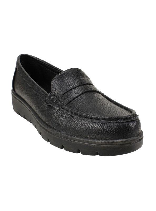 Mocasín New Walk Plataforma Confort Negro-2