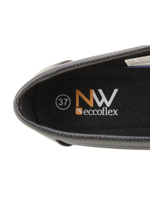 Mocasín New Walk Plataforma Confort Negro-4