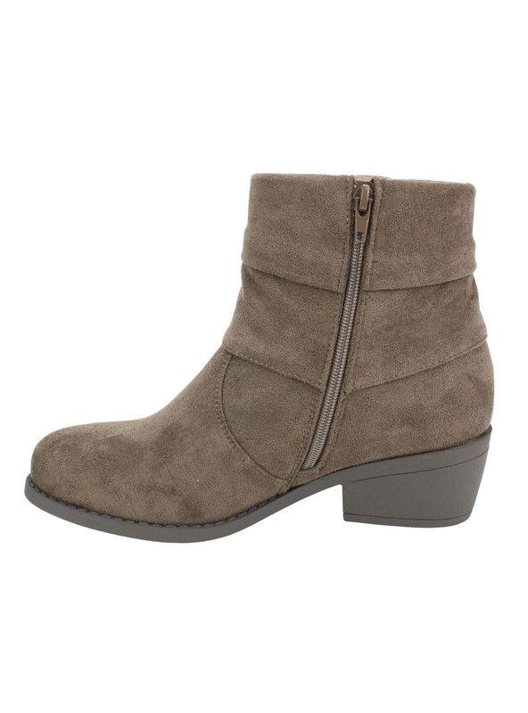 Botín New Walk Niveles Microfibra Taupe-3