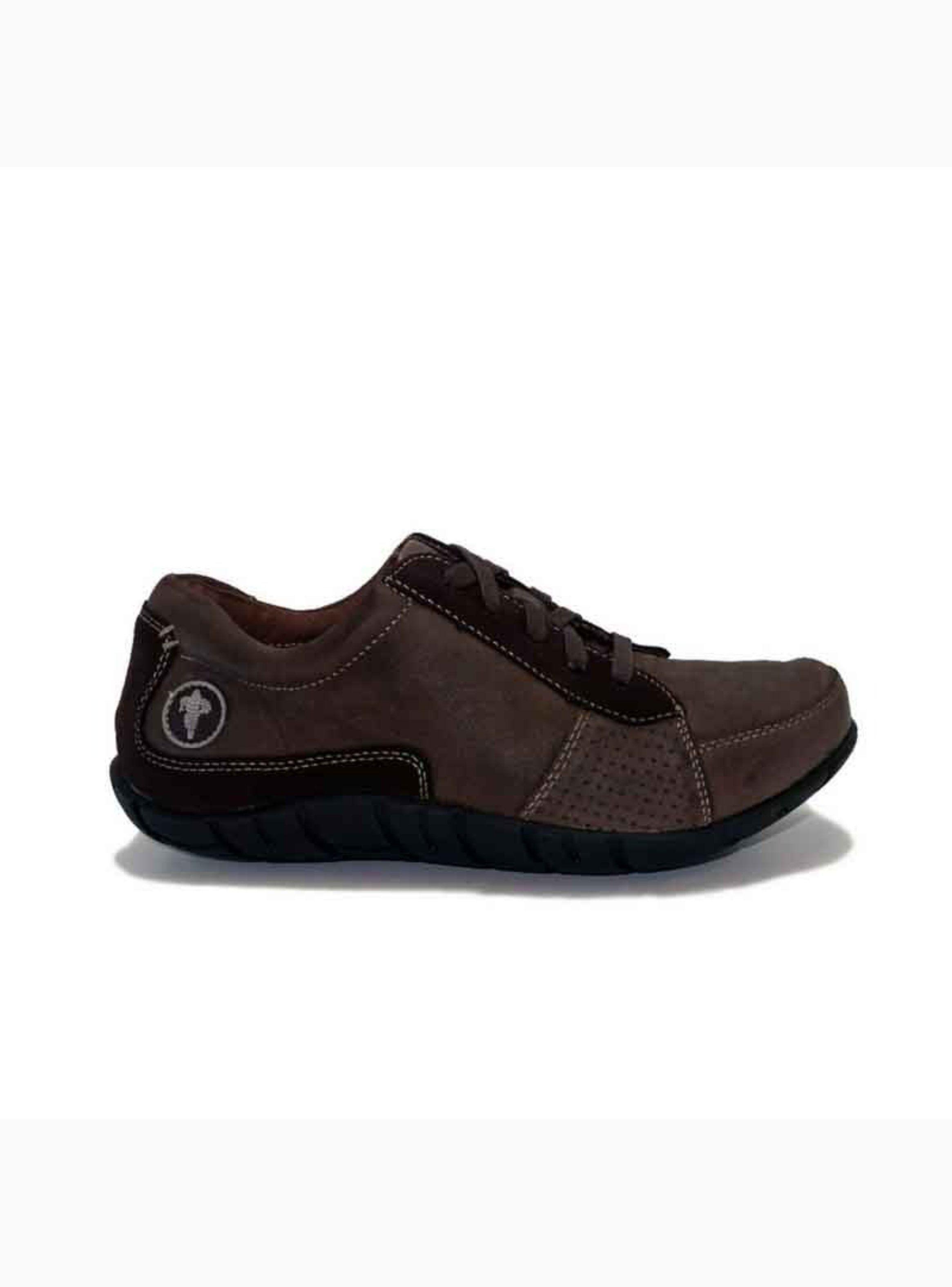 Zapatilla Michelín Marrón Cuero-0