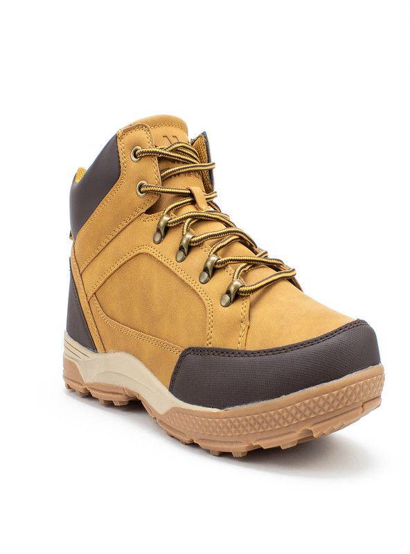 BOTIN HOMBRE CASUAL NEW WALK YF3060 -CA  (39-44)  | Camel |-0