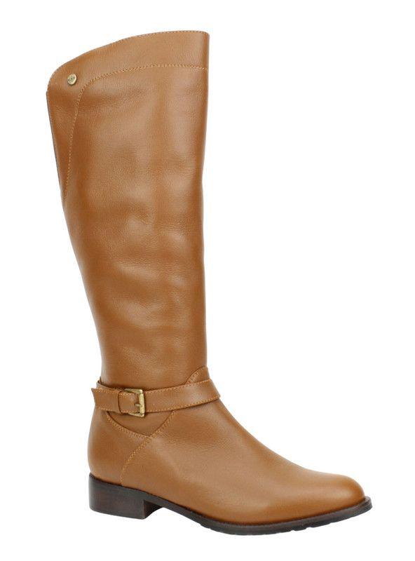 Bota Exs De Montar Cuero Marrón-2