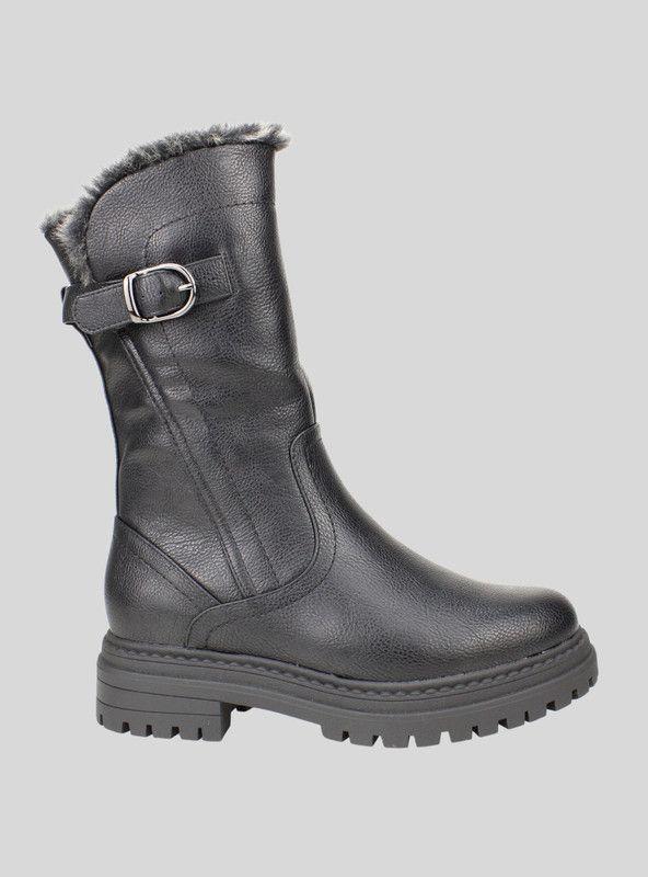 Bota Broche Negra-0