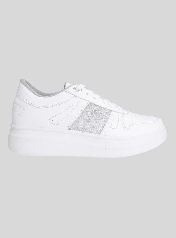 Zapatilla Kanna & Co Shine Plataforma Blanca-0
