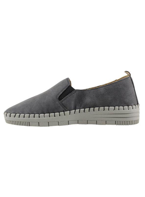 Zapatilla New Walk Elástica Negra-2