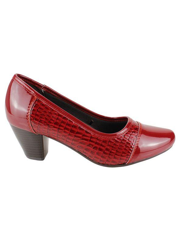 Zapato New Walk Reptil Shine Rojo-0