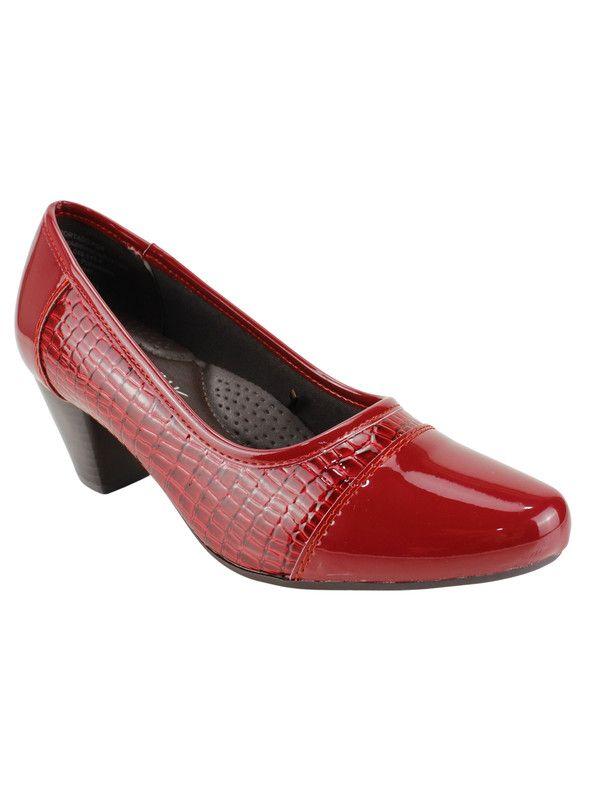 Zapato New Walk Reptil Shine Rojo-1