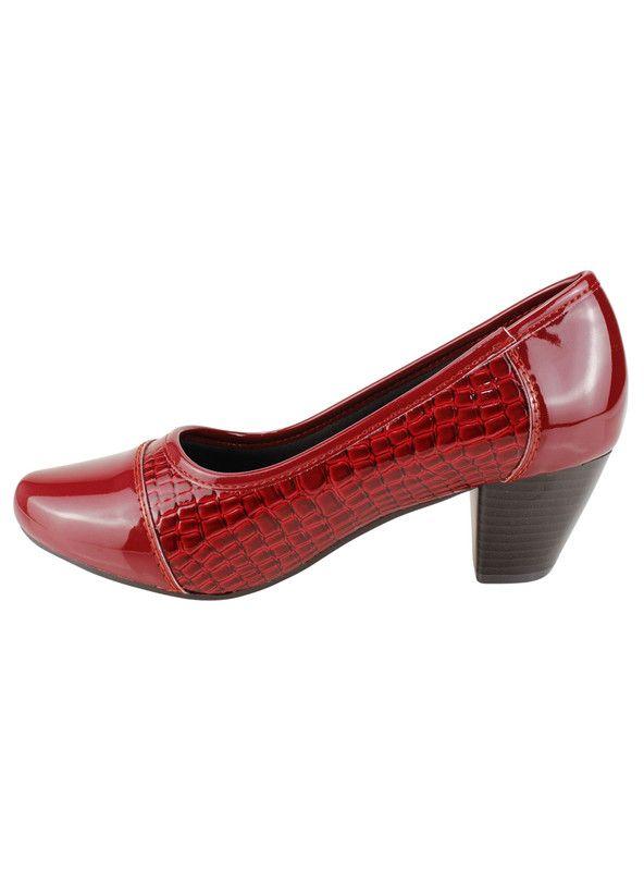 Zapato New Walk Reptil Shine Rojo-2