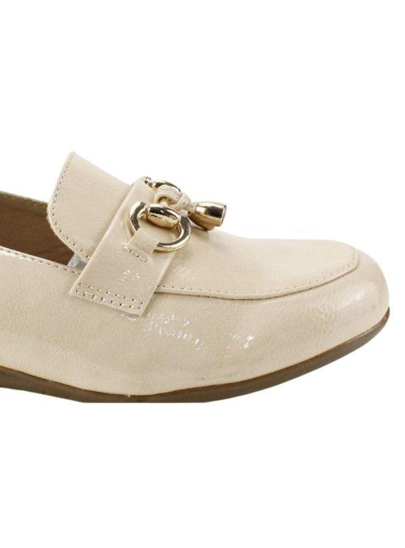 Mocasín New Walk Charol Beige-3