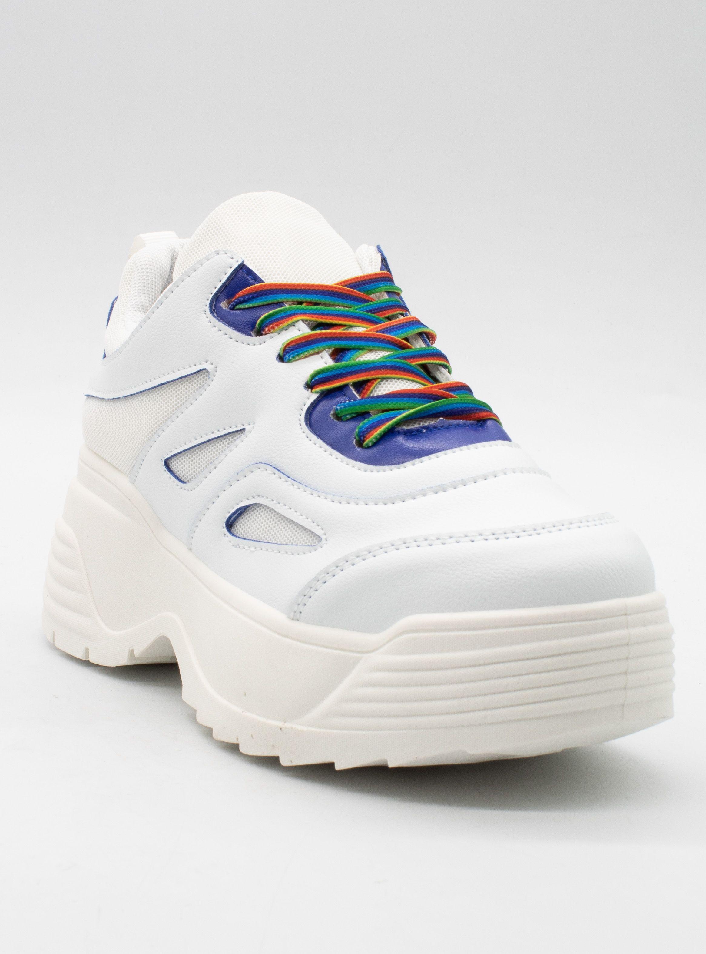 Zapatilla New Walk Multicolor Blanca-0