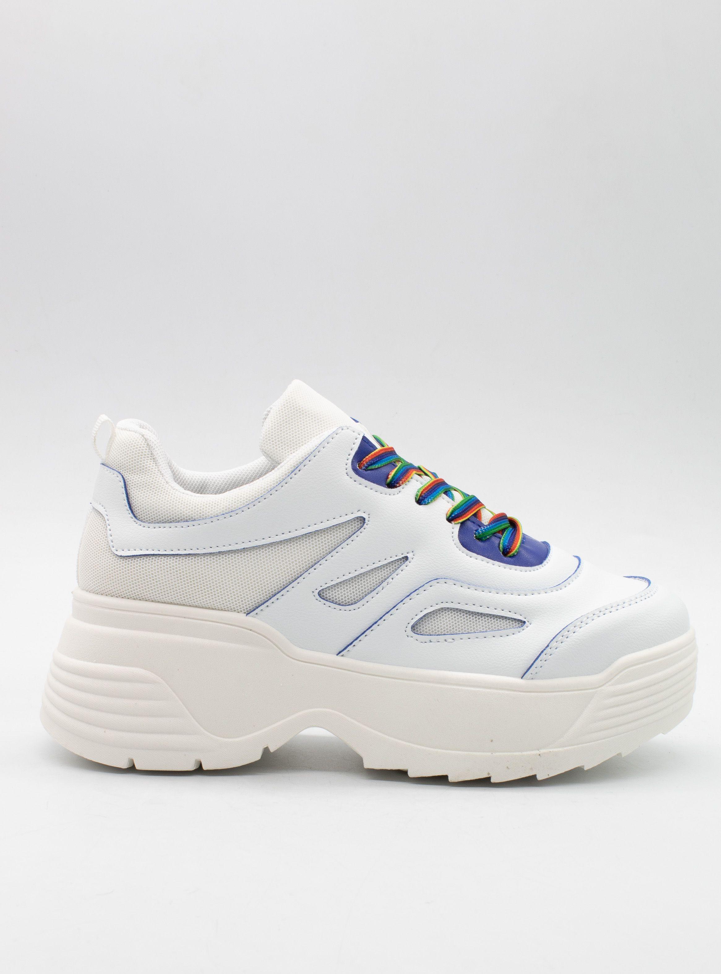Zapatilla New Walk Multicolor Blanca-1