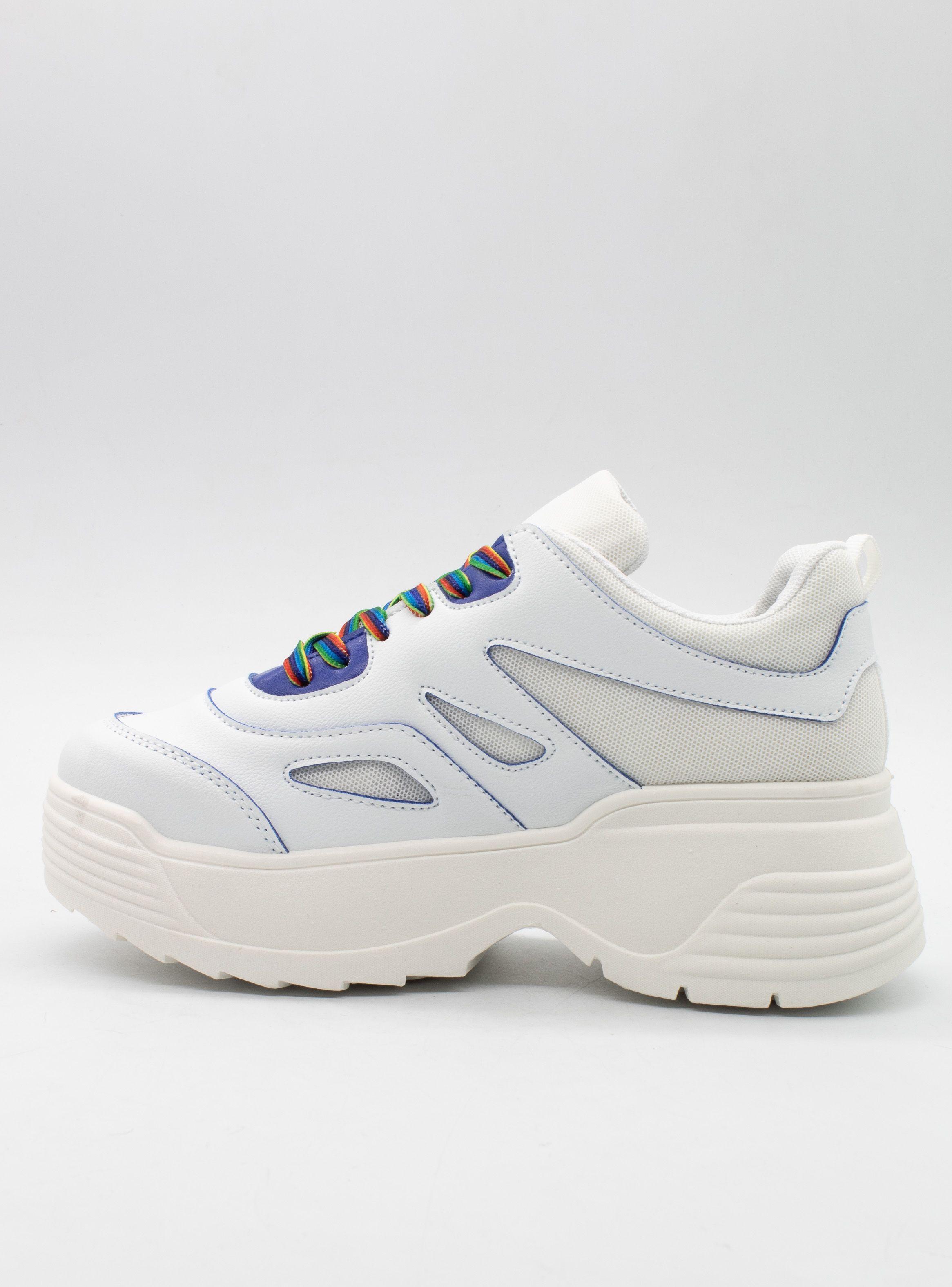 Zapatilla New Walk Multicolor Blanca-2