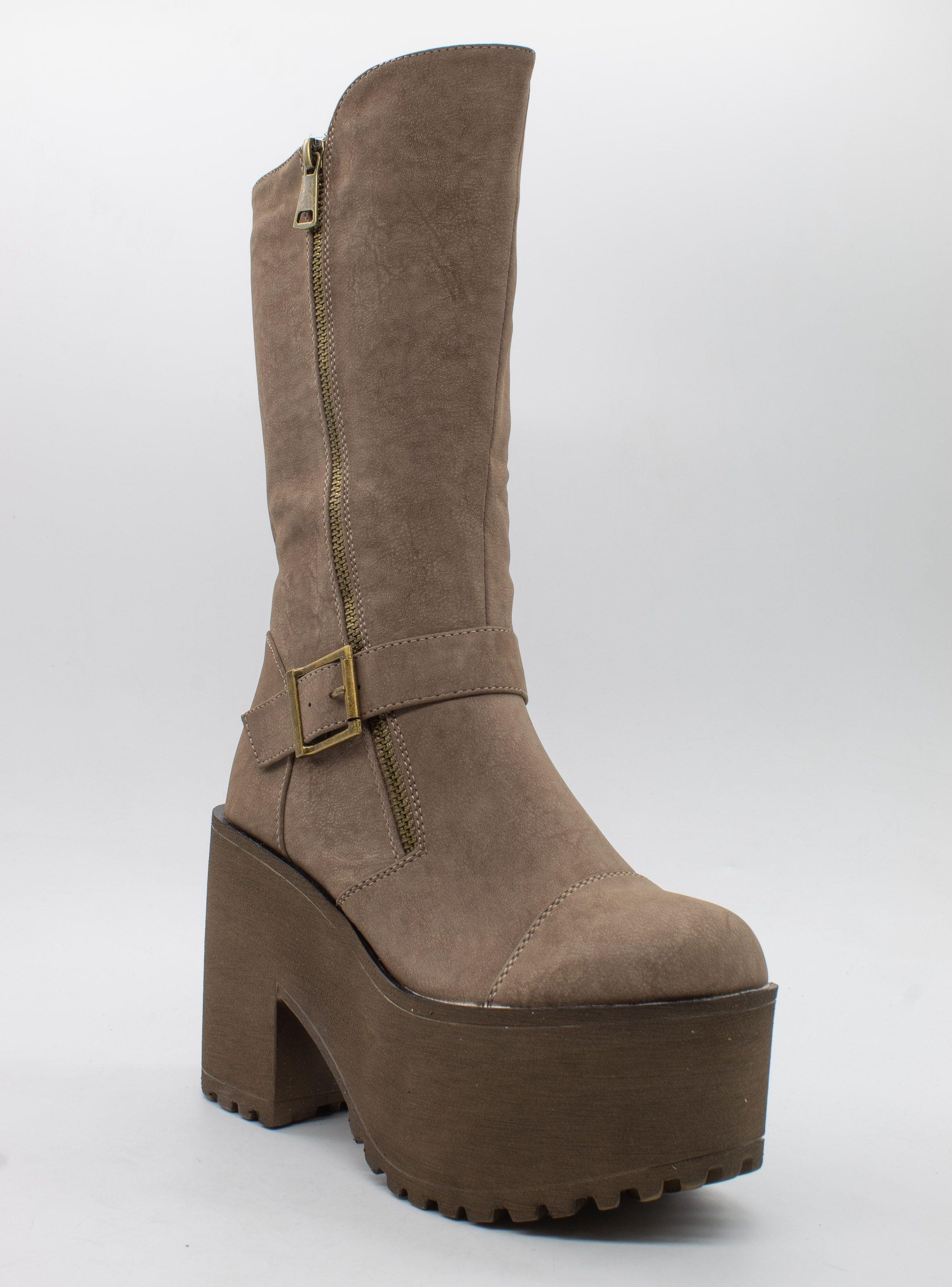 Bota New Walk Broche Khaki-0