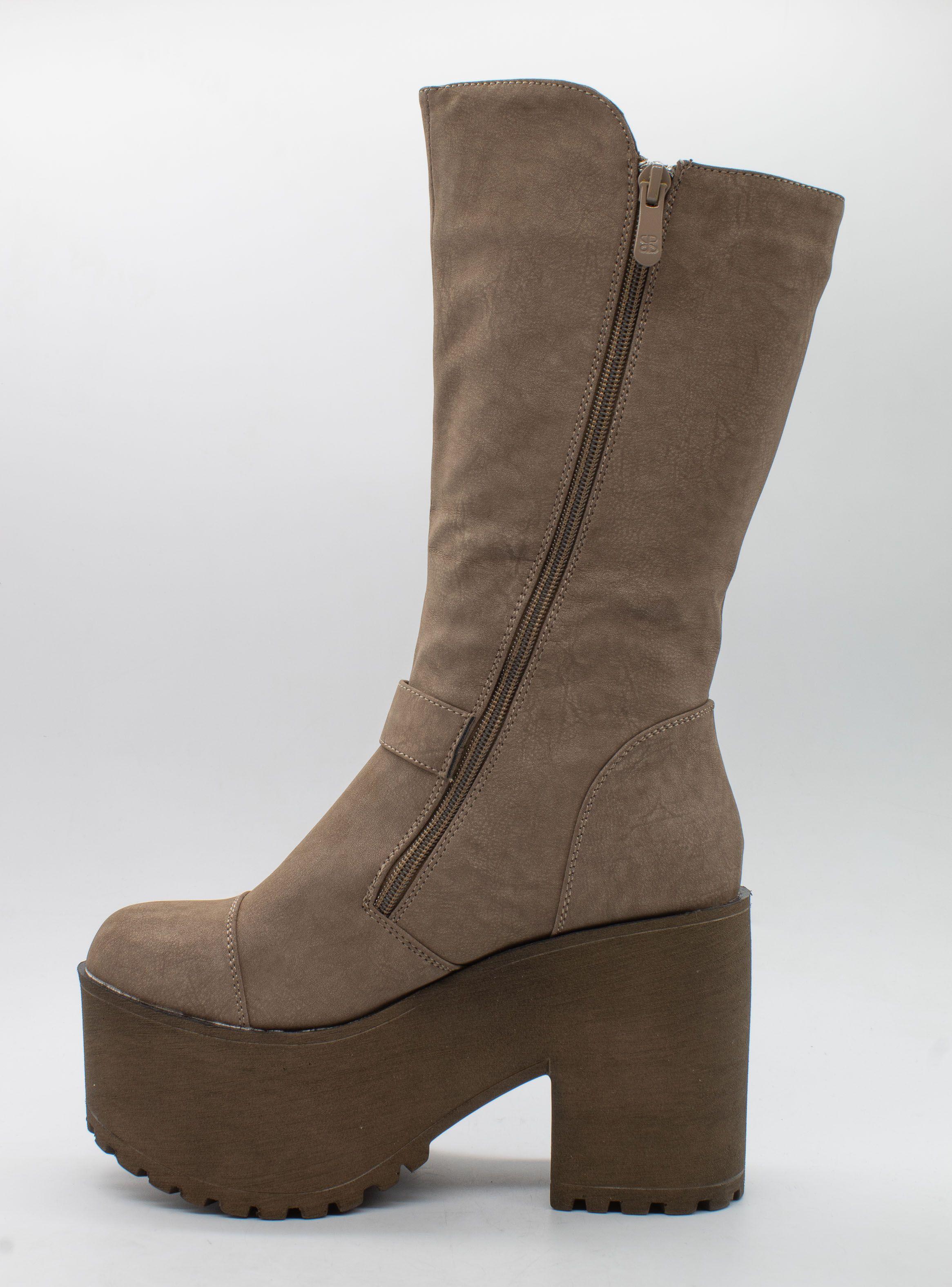 Bota New Walk Broche Khaki-2
