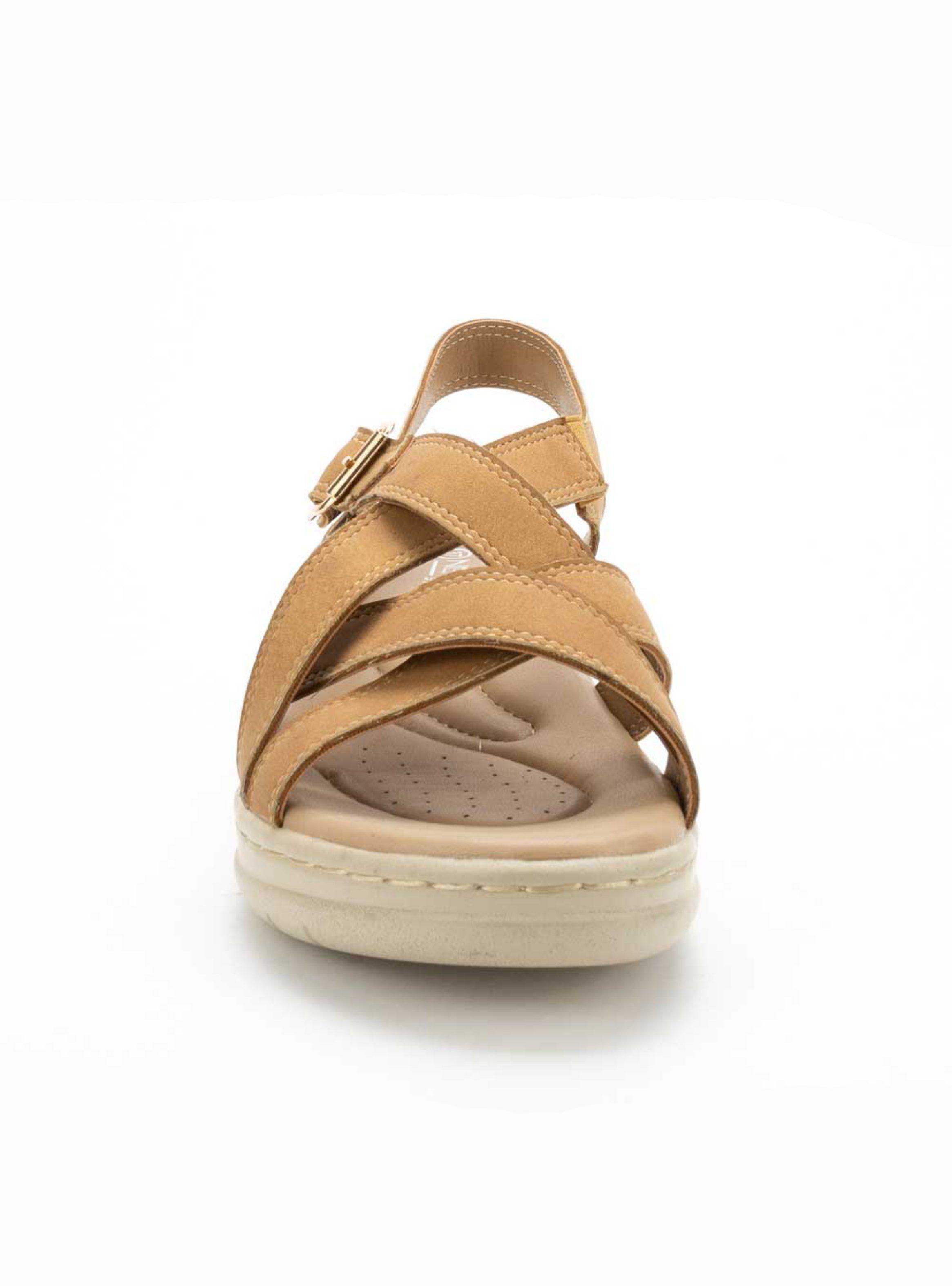 Sandalia New Walk Frizz Camel-3