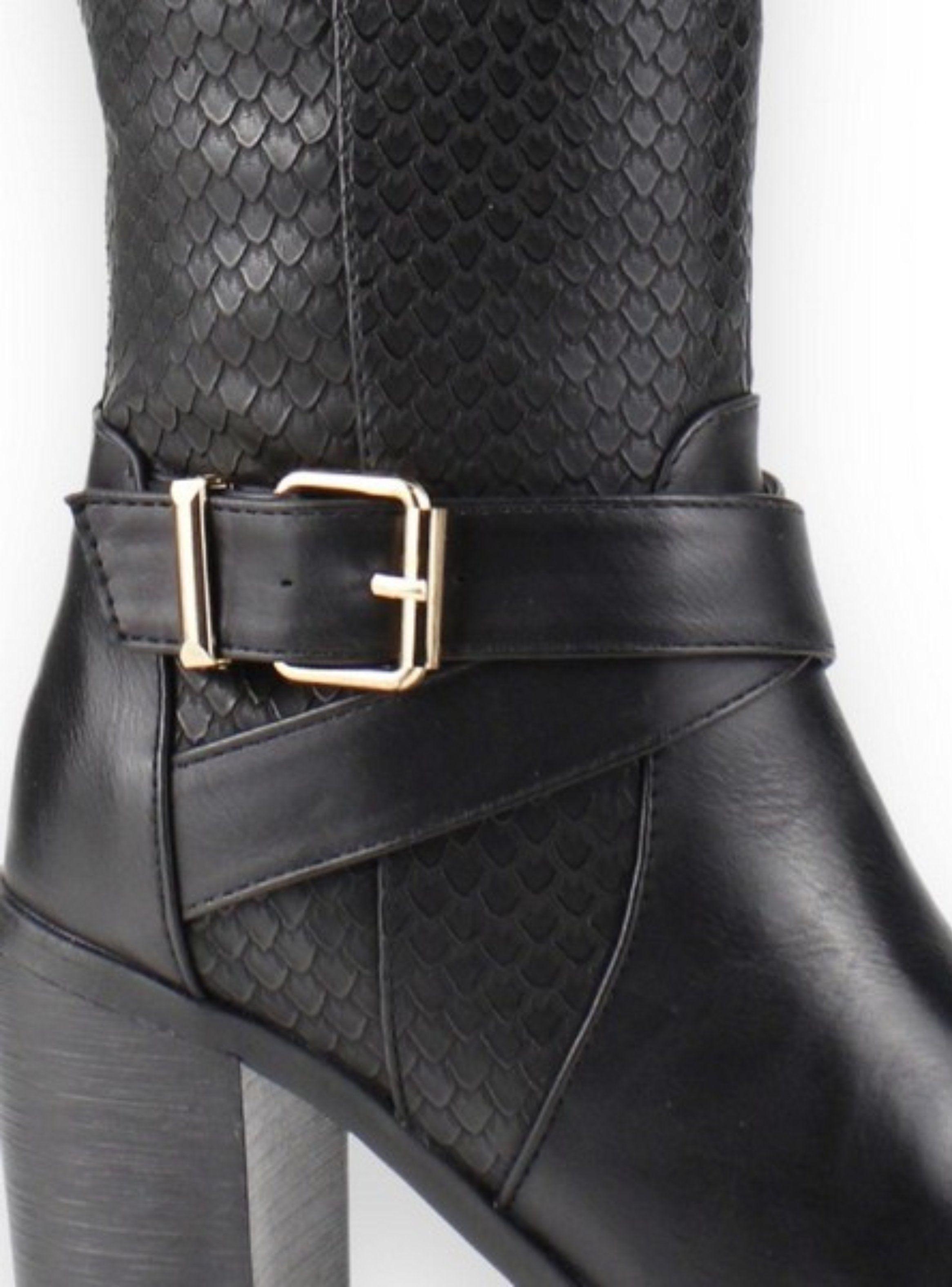 Bota Larga Xti Negra-3