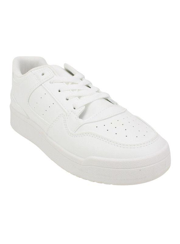 Zapatilla New Walk Escolar Moda Blanca-2