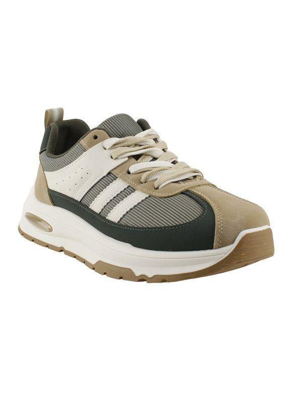 Zapatillas New Walk Urbana Retro Verde Petróleo-1