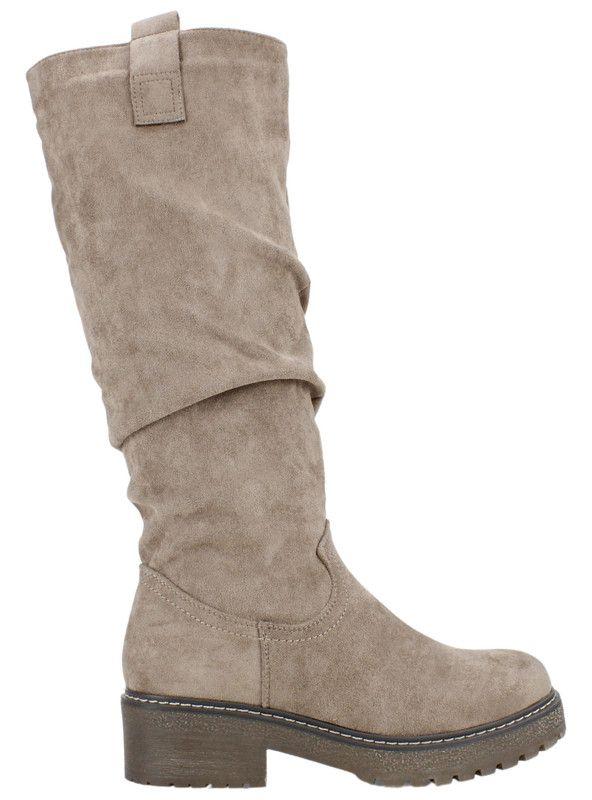 Bota Microfibra Khaki-0