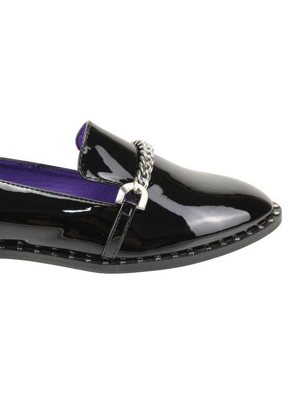 Mocasín Agua de Coco Negro Brillante-4