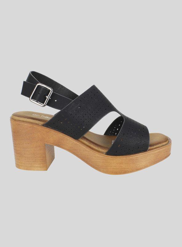 Sandalia New Walk Puntos Negra-0