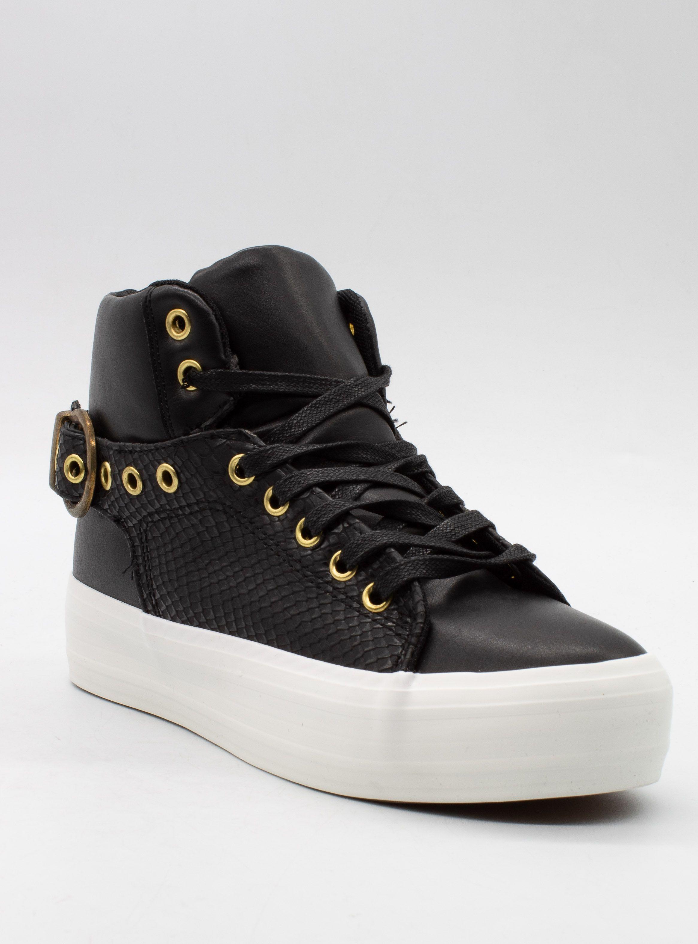Zapatilla New Walk Caña Negra-0