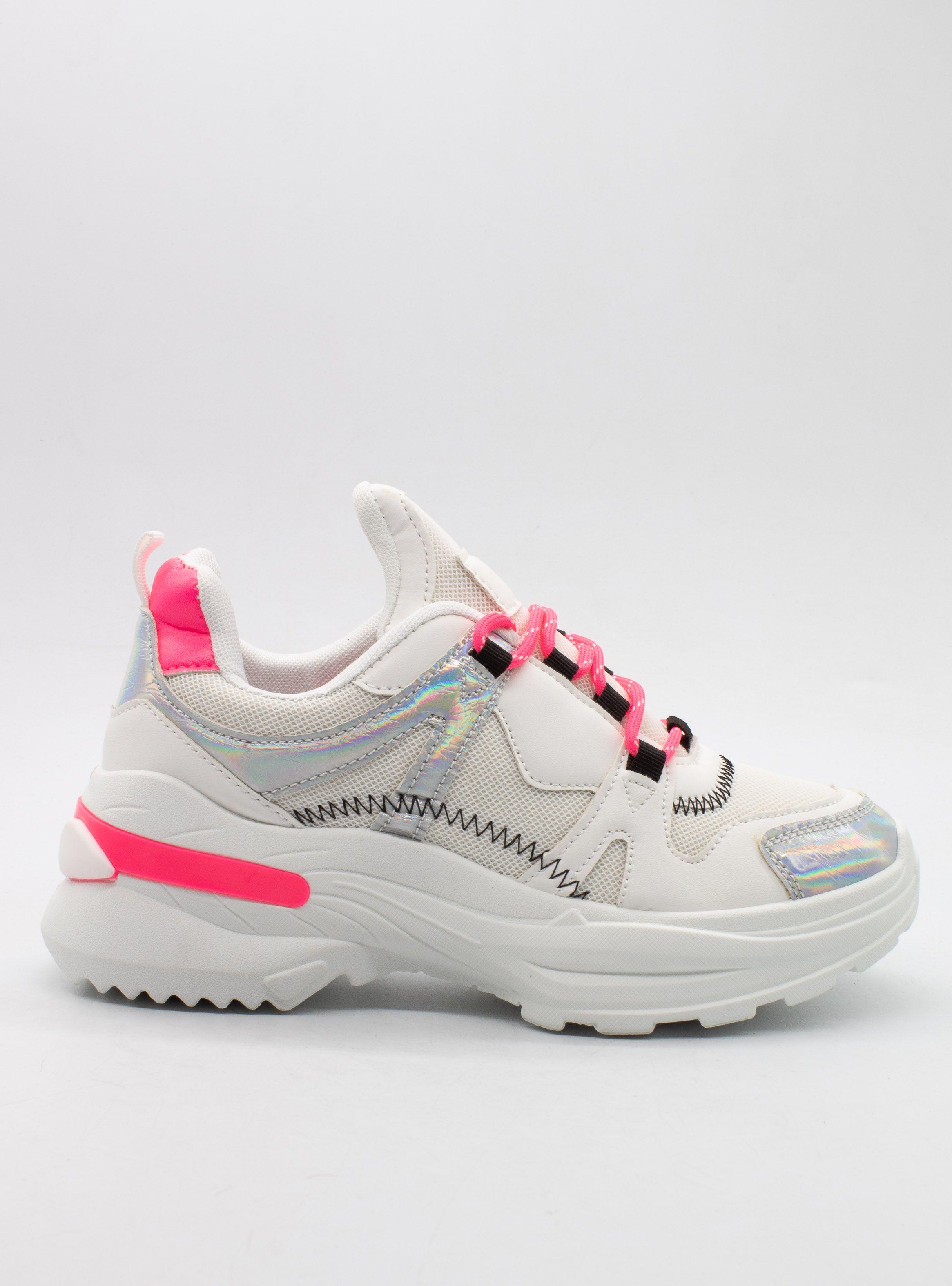 Zapatilla New Walk Neón Rosado-1