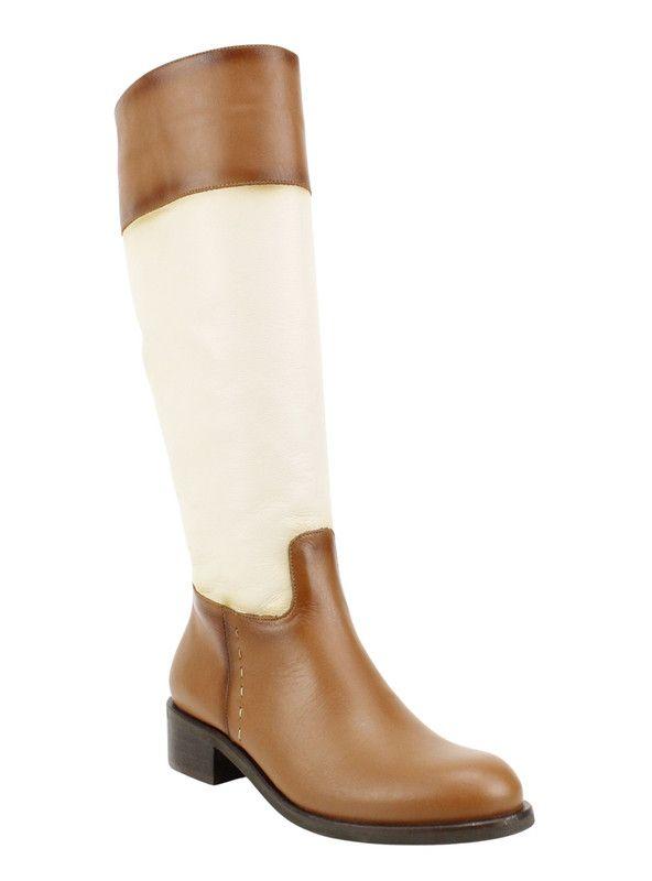 Bota Exs Equitación Cuero Bicolor-2