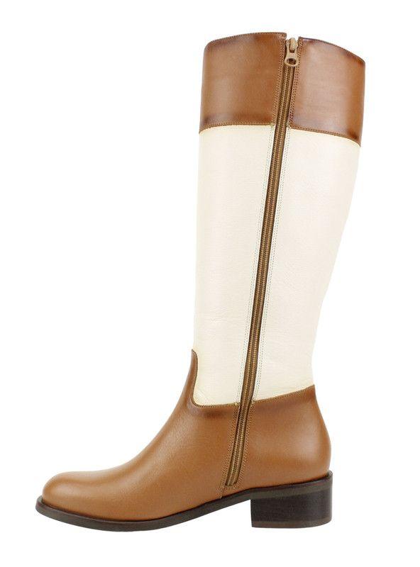 Bota Exs Equitación Cuero Bicolor-3