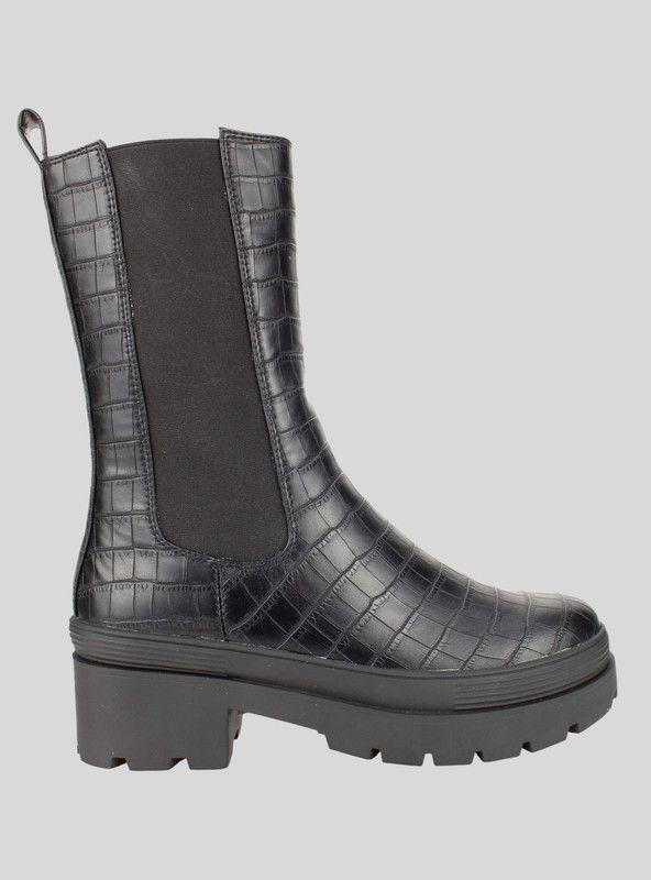 Botín Agua de Coco Leto Negro-0