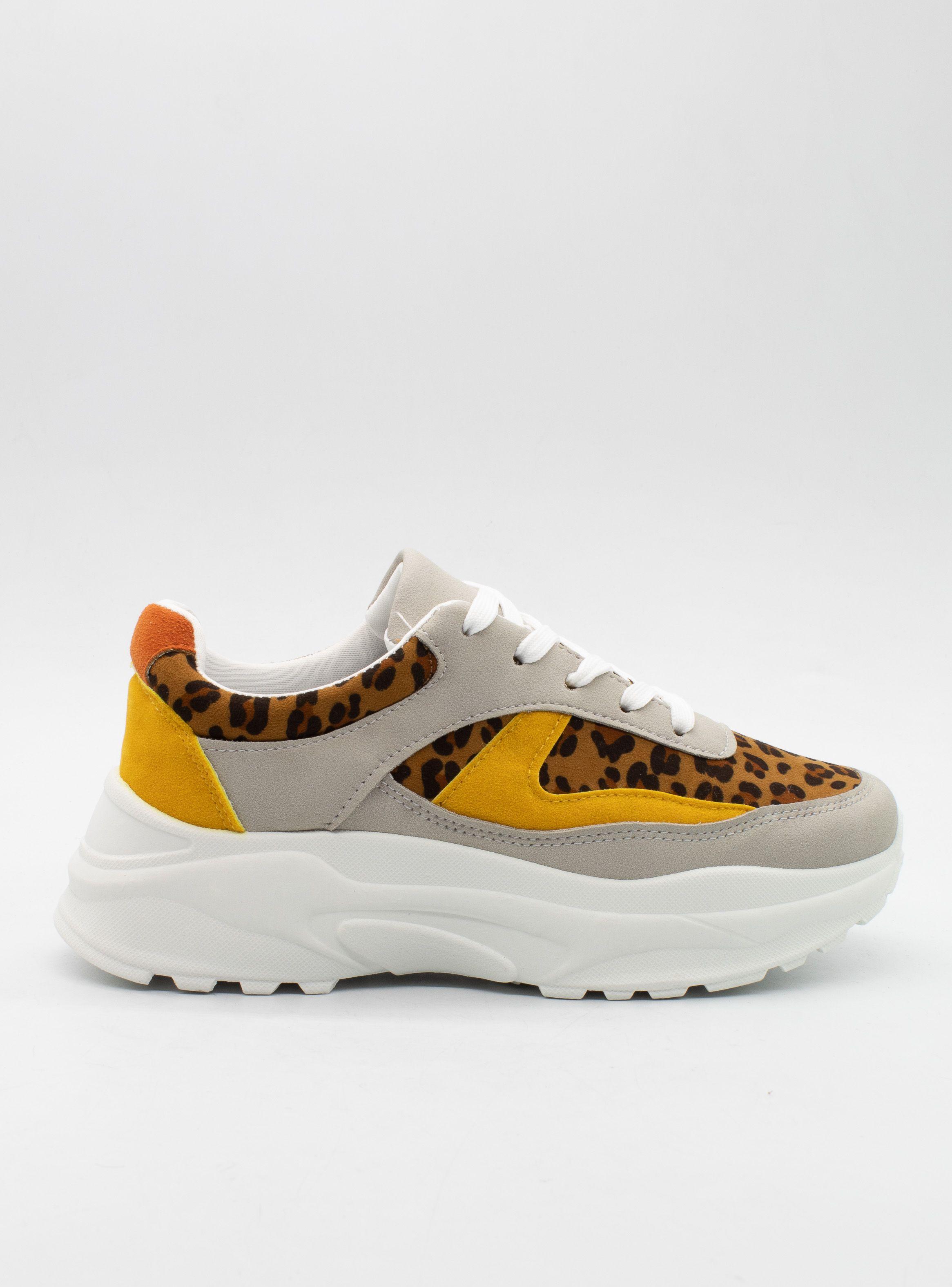 Zapatilla New Walk Leopardo Grey-1
