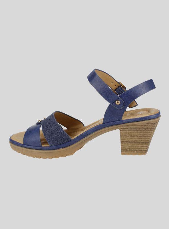 Sandalia New Walk Kik Tachas Azul Marino-2