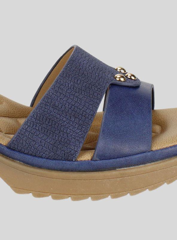 Sandalia New Walk Kik Tachas Azul Marino-3