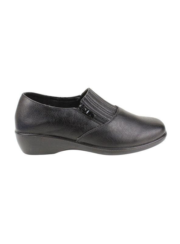 Zapato New Walk Confort Cierre Negro-0