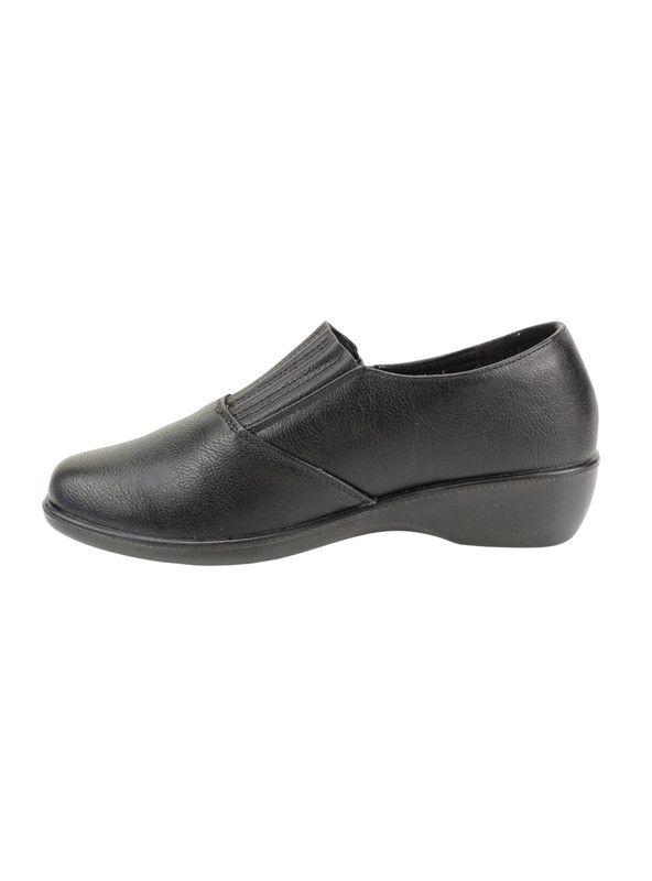 Zapato New Walk Confort Cierre Negro-2