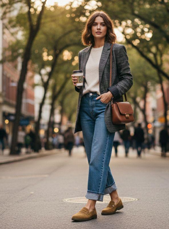 Mocasín New Walk Audrey Confort Camel-1