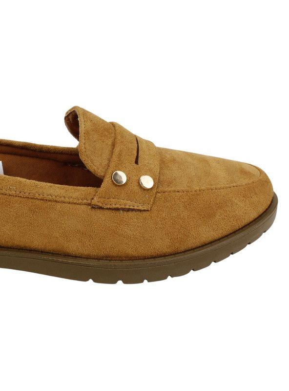 Mocasín New Walk Audrey Confort Camel-4