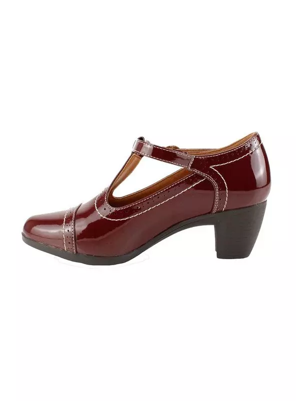 Zapato New Walk Charol Burdeo-2