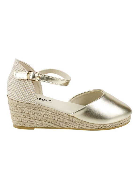 Alpargata New Walk Yute Dorada-0
