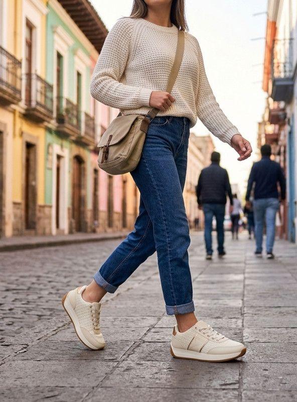 Zapatilla Agua de Coco Urbana Dorada-1