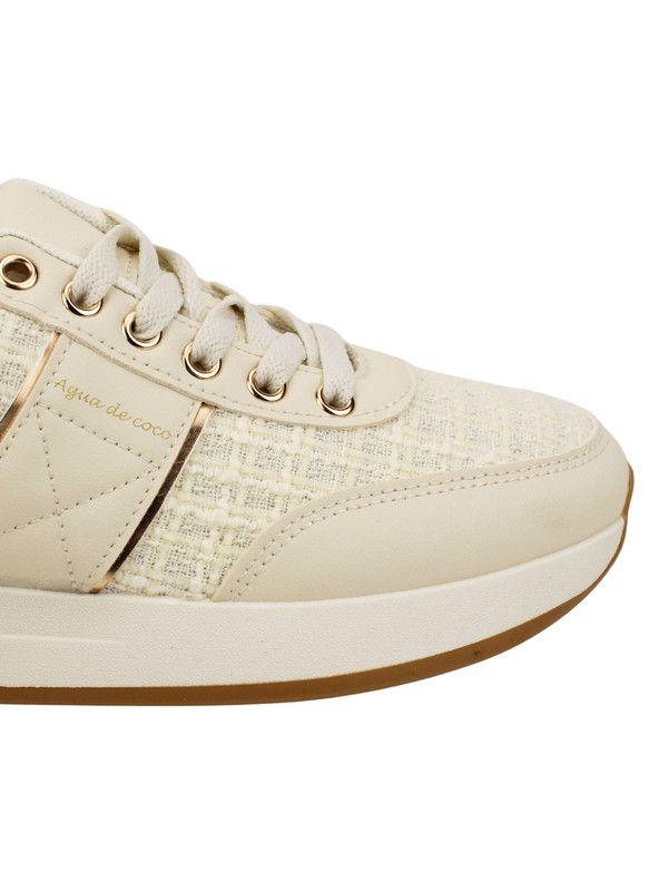 Zapatilla Agua de Coco Urbana Dorada-4